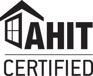 AHIT Certified Logo Knockout Black